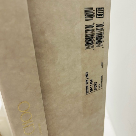 Jimmy Choo Rosie Satin Ivory 120 Heel - Picture 7 of 7